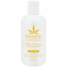 Hempz Milk & Honey Herbal Body Wash - Гель для душа Молоко и Мёд 237 мл
