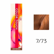 WELLA PROFESSIONAL Крем-краска WELLA PROFESSIONAL COLOR TOUCH New 7\73 средний блондин коричнево-золотой