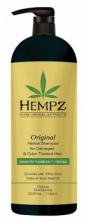 Hempz Original Herbal Shampoo For Damaged & Color Treated Hair - Шампунь растительный Оригинальный для поврежденных окрашенных волос 1000 мл