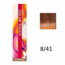 WELLA PROFESSIONAL Крем-краска WELLA PROFESSIONAL COLOR TOUCH New 8\41 светлый блонд красный пепельный