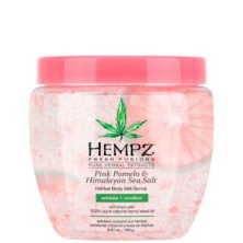 Hempz Pink Pomelo & Himalayan Sea Salt Herbal Body Salt Scrub - Скраб для тела Помело и Гималайская соль 155гр