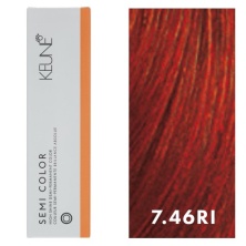 Краска для волос Keune – Semi Color 7.46  RI Средний Блондин Медно-Красный Инфинити