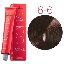 Краска для волос Schwarzkopf Igora Royal New 6 - 6 Темный русый шоколадный 60 мл