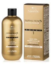 Hair Company Inimitable Blonde Perfectionex (Bleaching Protector) Treat 1 - Фаза 1 (защита и восстановление при обесцвечивании и других химических процедурах) 500 мл