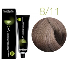Краска для волос Loreal Professional Inoa ODS2 8.11 светлый блондин интенсивный пепельный 60 мл