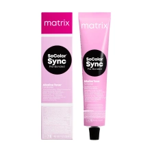 Тонирующая краска для волос — Matrix Socolor Sync Pre-Bonded № 4P (Шатен Жемчужный)
