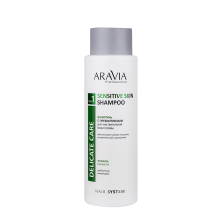Шампунь с пребиотиками для чувствительной кожи головы ARAVIA Sensitive Skin Shampoo 400 мл