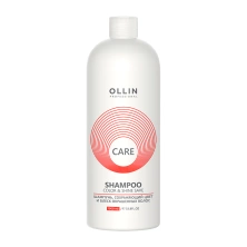 Шампунь, сохраняющий цвет и Для блеска волос окрашенных волос Ollin Care Color Shampoo 1000 мл